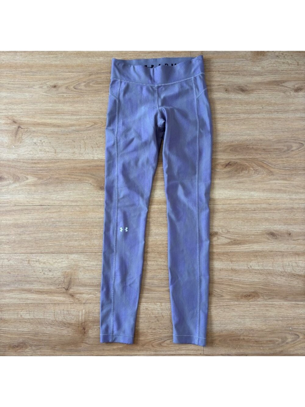 Under Armour Athletic Compression High Rise Ankle Yoga Pants Grey Purple Size S